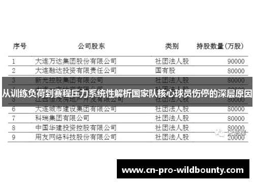 从训练负荷到赛程压力系统性解析国家队核心球员伤停的深层原因
